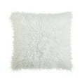 thumbnail image 1 of Better Homes & Gardens Mongolian Faux Fur Pillow, 22 X 22, White, 1 of 5