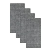 Better Homes & Gardens Napkin Set, Grey, 4 Pack, 20" x 20" Each