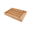 Better Homes & Gardens Natural Bamboo Silverware Organizer, 13.98in D x 10.04in W x .97in H