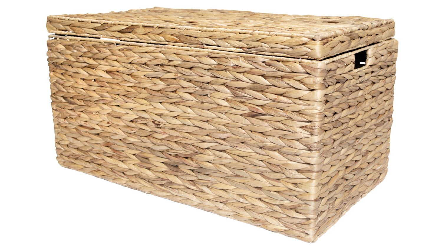 Better Homes & Gardens Natural Water Hyacinth Storage Trunk, Large - Walmart.com
