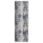Better Homes & Gardens Navy Abstract Indoor Accent Rug, 20" x 60"