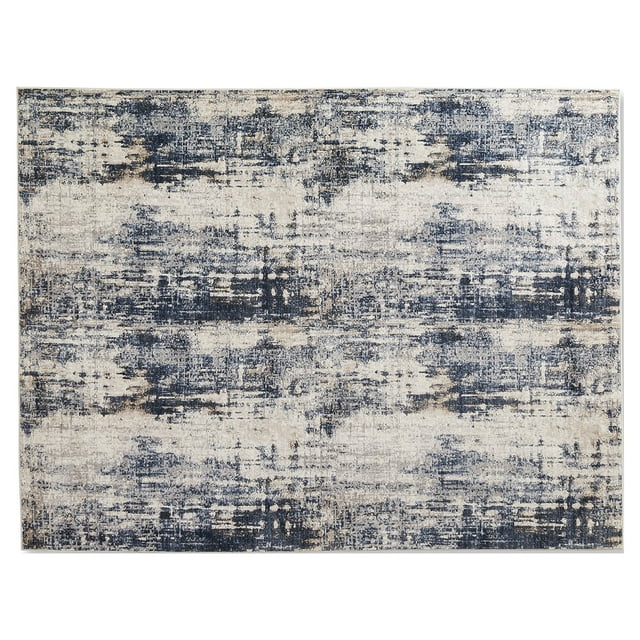 Better Homes & Gardens Navy Abstract Indoor Area Rug, 8' x 10'