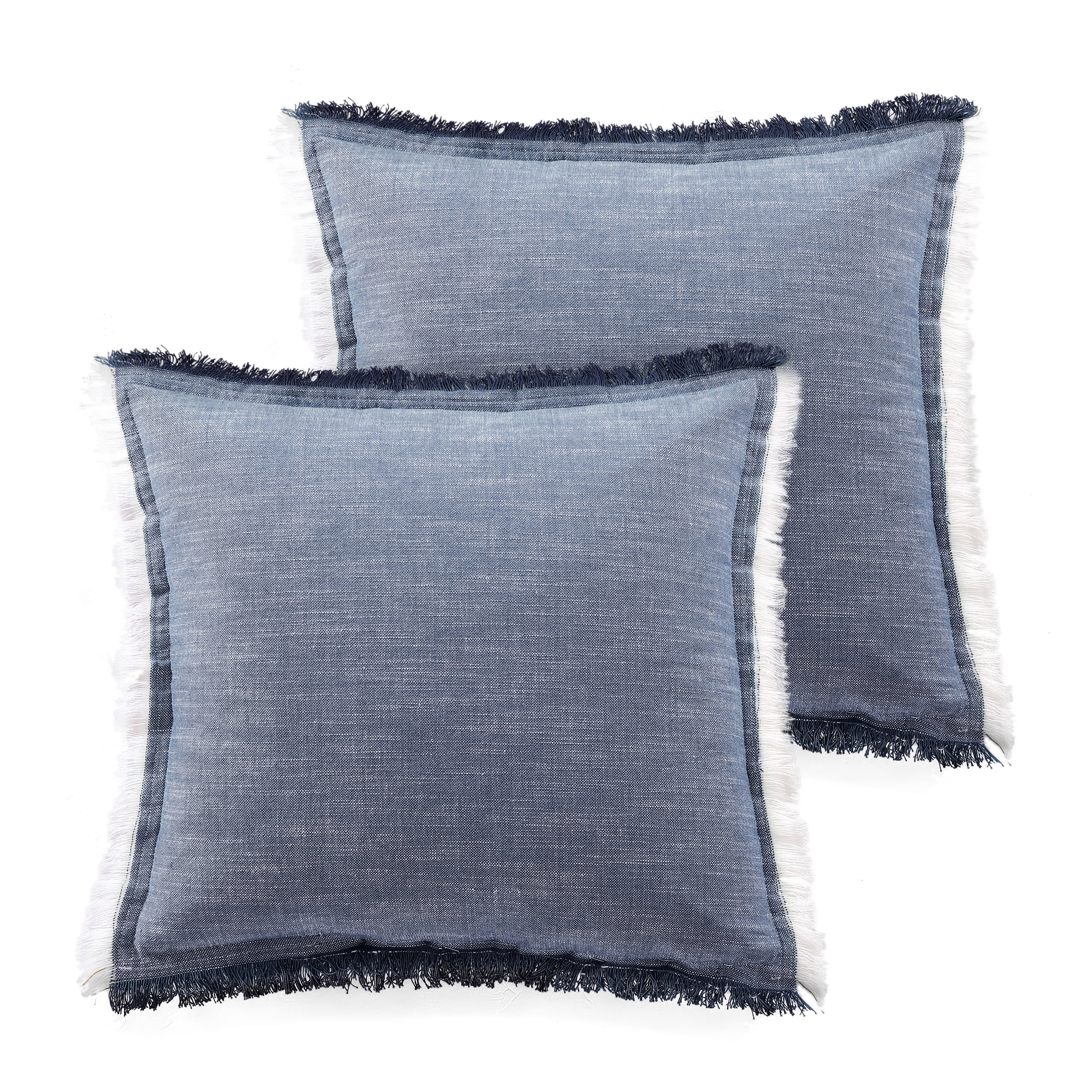 Better Homes & Gardens Decorative Throw Pillow, Cotton Fringe