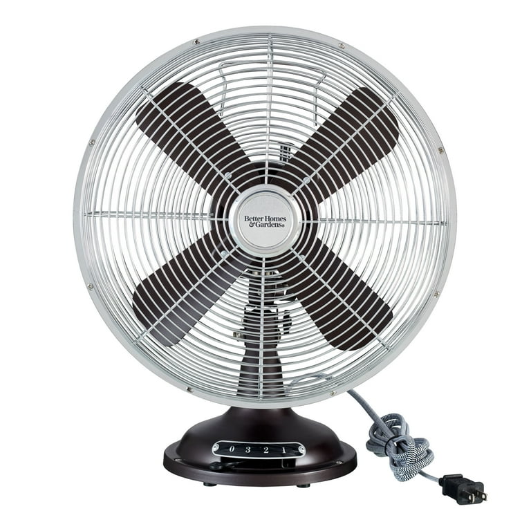 Better Homes & Gardens New 12 inch Retro 3-Speed Metal