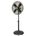 thumbnail interactive-video image 1 of Better Homes & Gardens New 3 Speed 16 inch Vintage Metal Stand Fan in Black, 1 of 11