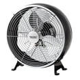 thumbnail image 1 of Better Homes & Gardens New 9 inch Retro Table Drum Fan Black, 1 of 11