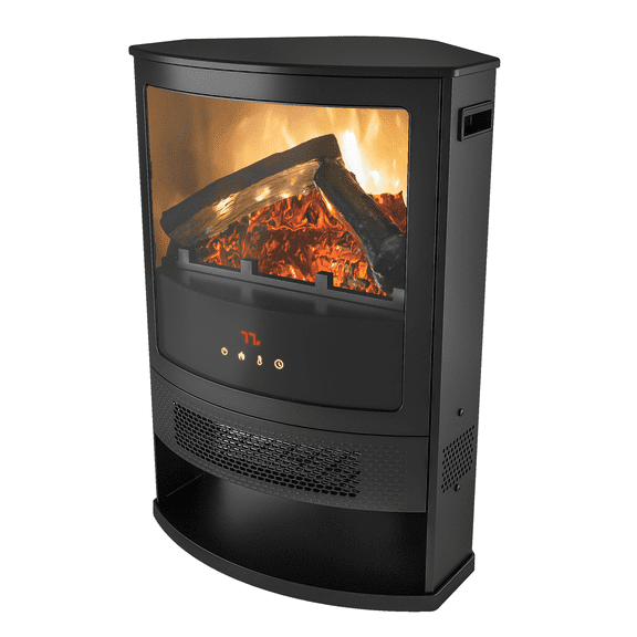 Open Box Better Homes & Gardens New Indoor Electric Corner Stove Heater with Remote