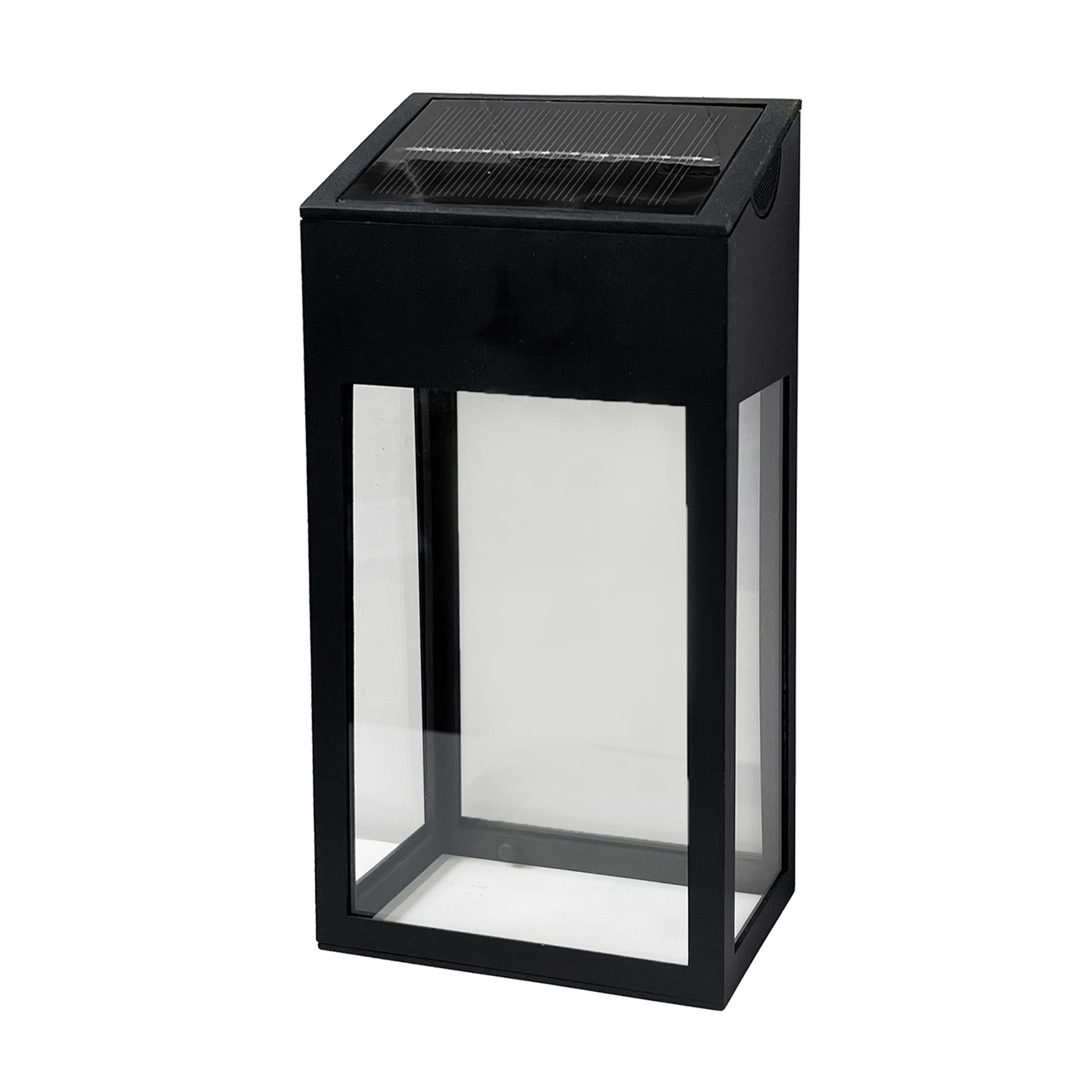 Better Homes & Gardens Nico Solar Powered Black LED Deck Fence Light, 20 Lumens