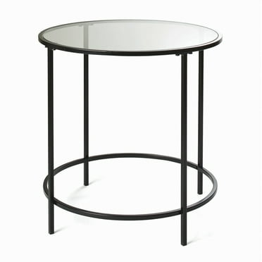 Better Homes & Gardens Nola Side Table, Black Finish