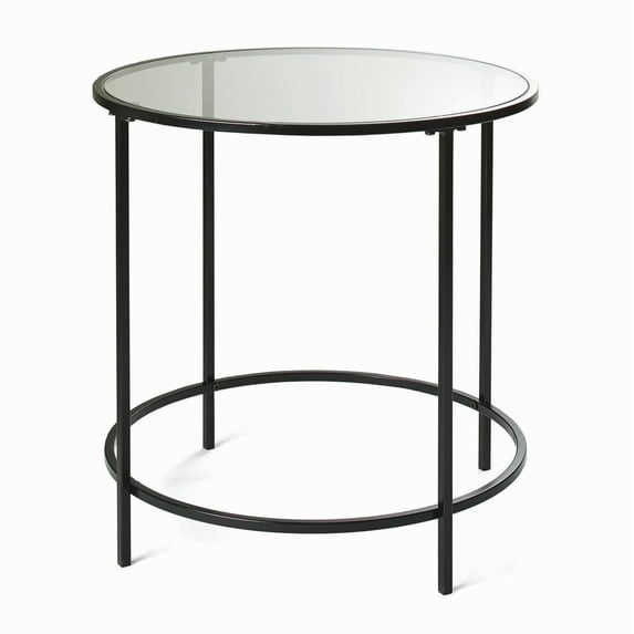 Better Homes & Gardens Nola Side Table, Black Finish