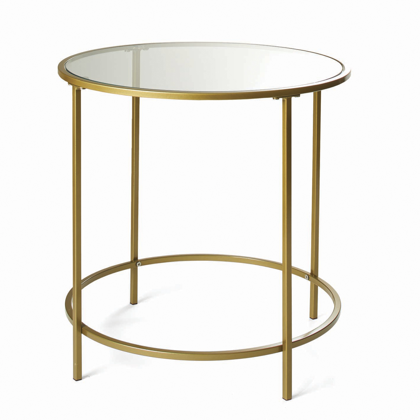 Better Homes & Gardens Nola Side Table, Gold Finish - image 1 of 6