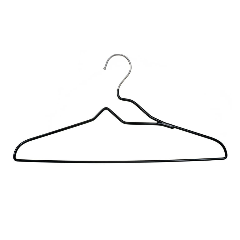 Better Homes & Gardens Non-Slip Velvet Clothing Hangers, 30 Pack, Black,  Space Saving 