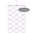Better Homes & Gardens Nonslip Folding Accessory Hangers, 12 Pack, Gray