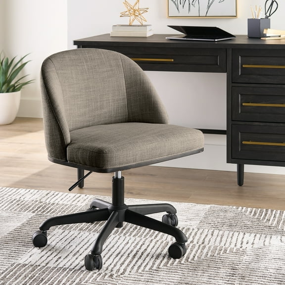Better Homes & Gardens Oaklee Office Chair, Gray and Charcoal Finish