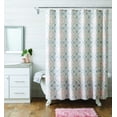 thumbnail image 1 of Better Homes & Gardens Off-White, Black, Red, Polyester Shower Curtain Sets, 72.00" x 72.00", 1 of 6