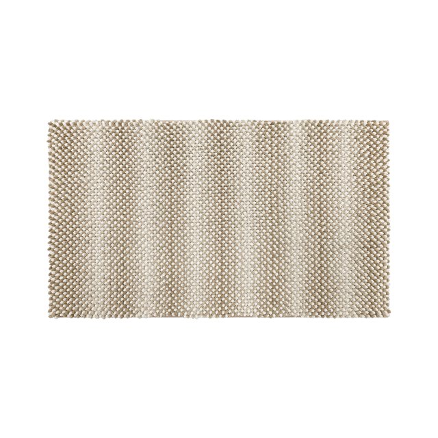 Better Homes & Gardens Ombre Memory Foam Noodle Bath Mat, Taupe Splash