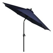 Better Homes & Gardens Outdoor 9' Navy Solid Round Crank Premium Patio Umbrella