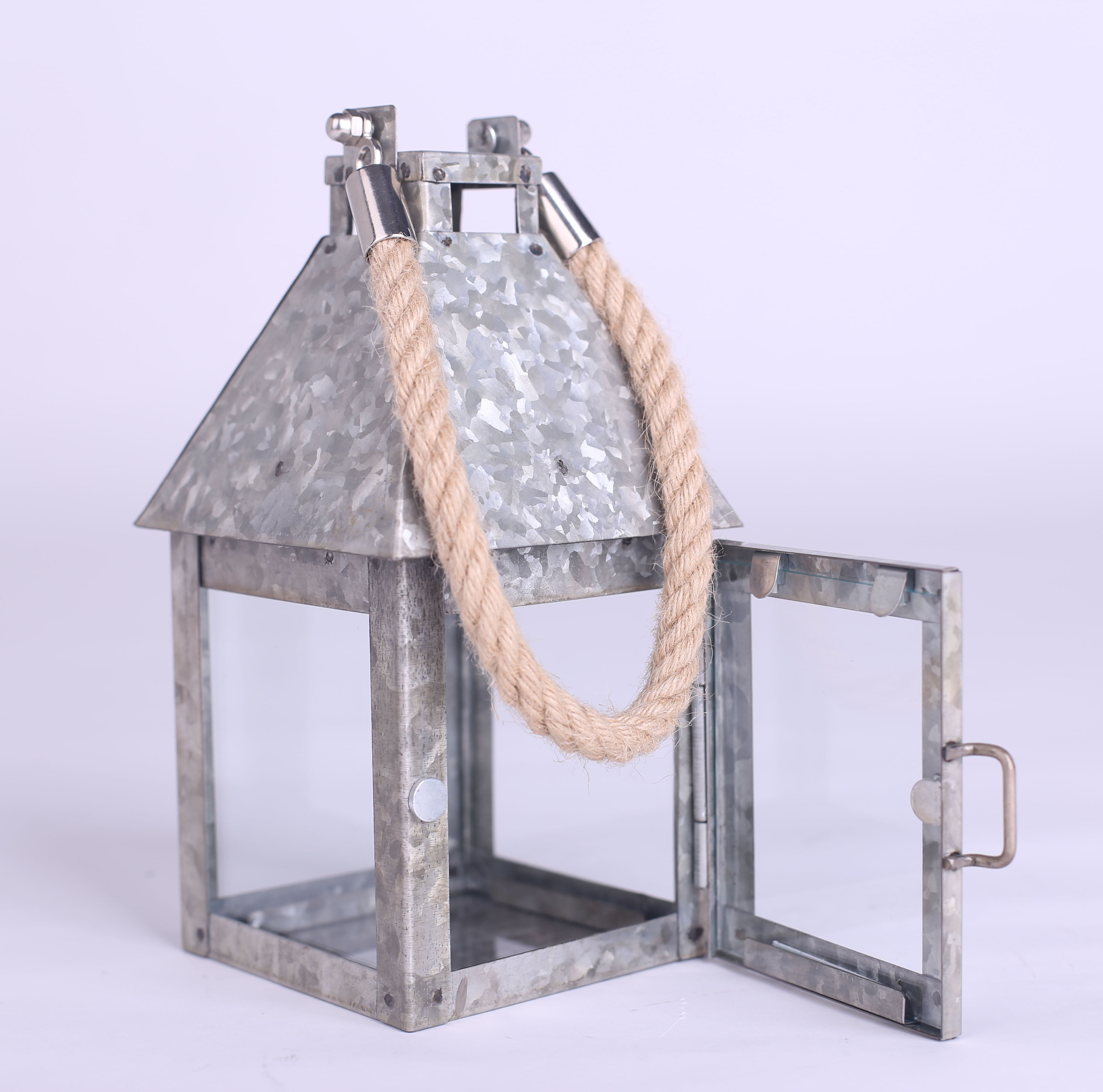Better Homes & Gardens Outdoor Galvanized Lantern Candle Holder