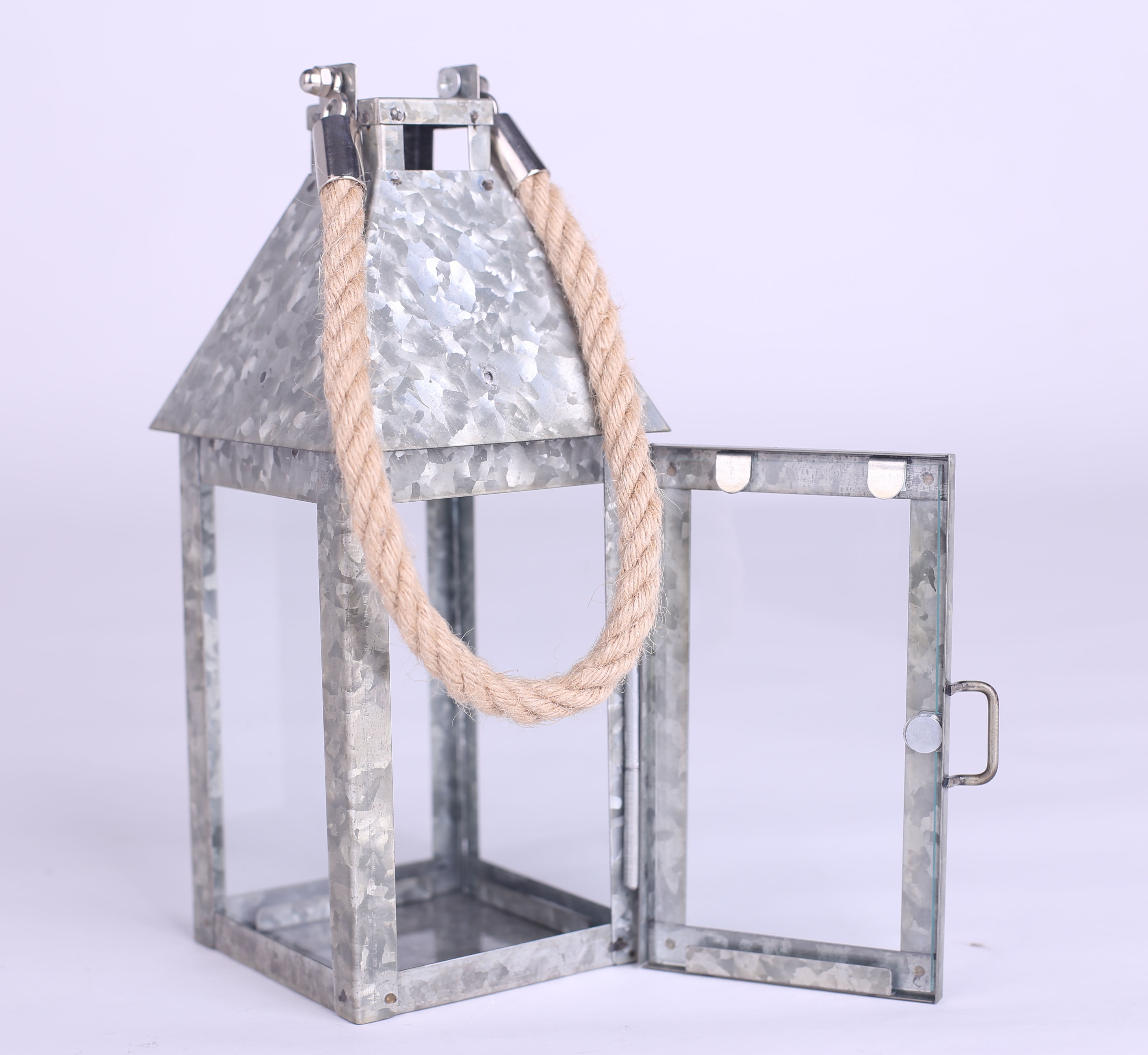 Better Homes & Gardens Outdoor Galvanized Lantern Candle Holder
