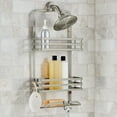thumbnail interactive-video image 1 of Better Homes & Gardens Nickel Shower Caddy with Flat Wire and 3 Shelves, 1 of 8