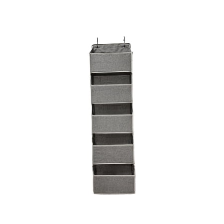 Better Homes & Gardens Over-the-Door 5-Shelf Closet Organizer with Hooks