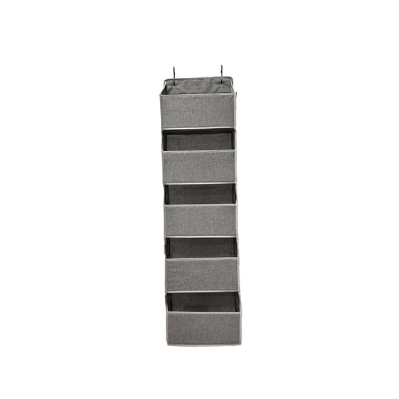 Better Homes & Gardens Over-the-Door 5-Shelf Closet Organizer with Hooks