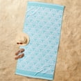 thumbnail image 1 of Better Homes & Gardens Oversized Cotton Blend Blue Sun Print Beach Towel, 38" X 72", 1 of 6