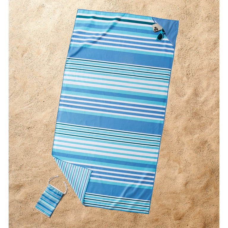 Oversized Beach Towels 2-Pack - 78" X 35", 250 GSM Microfiber, Quick Dry & Sand Free
