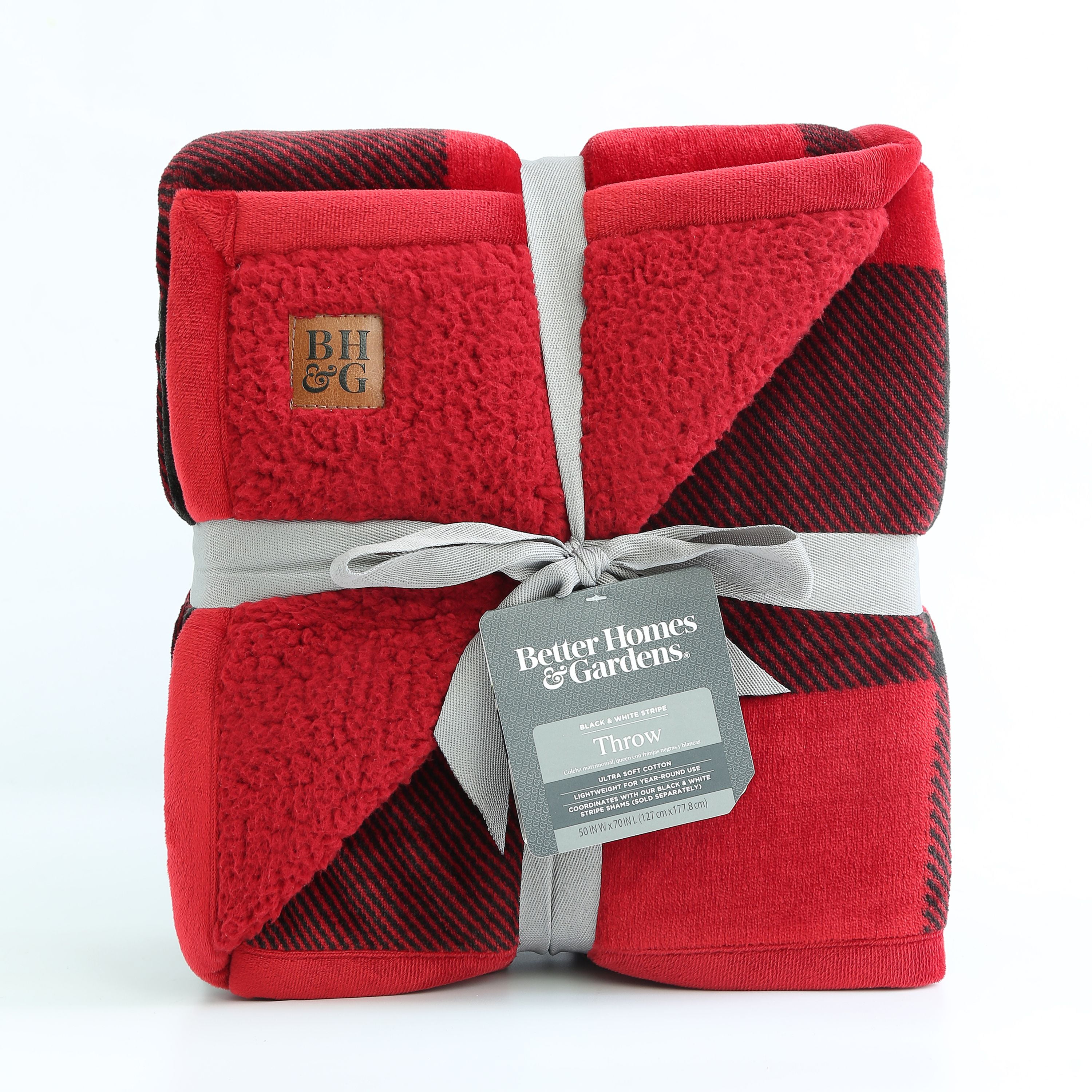 Walmart sherpa blanket better homes and gardens hot sale