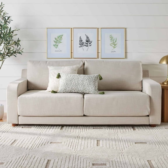 Better Homes & Gardens Owen 85.04" Slope Arm Sofa, Effie Linen