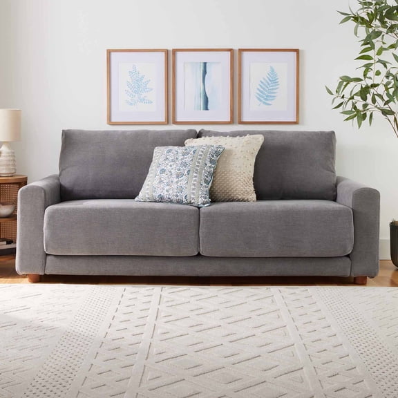 Better Homes & Gardens Owen 38.19" Square Arm Sofa, Helio Pewter