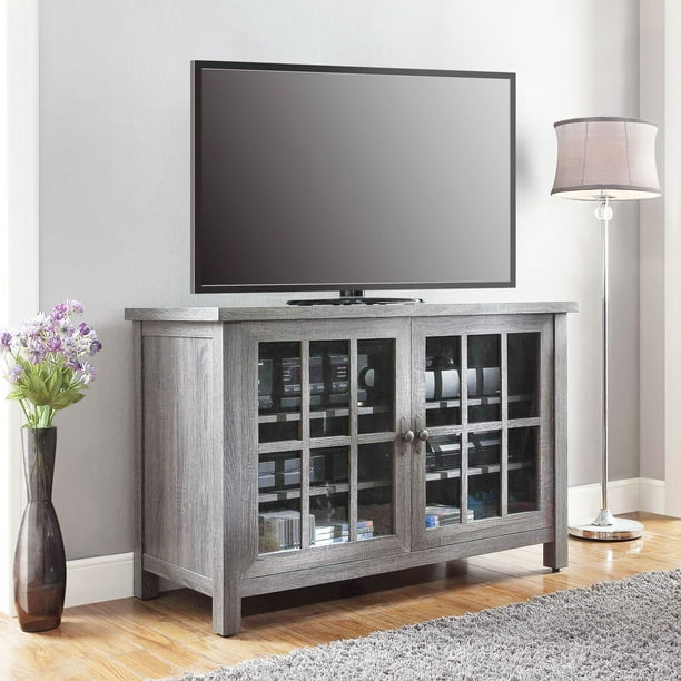 Better Homes & Gardens Oxford Square TV Stand for TVs up to 55", Gray