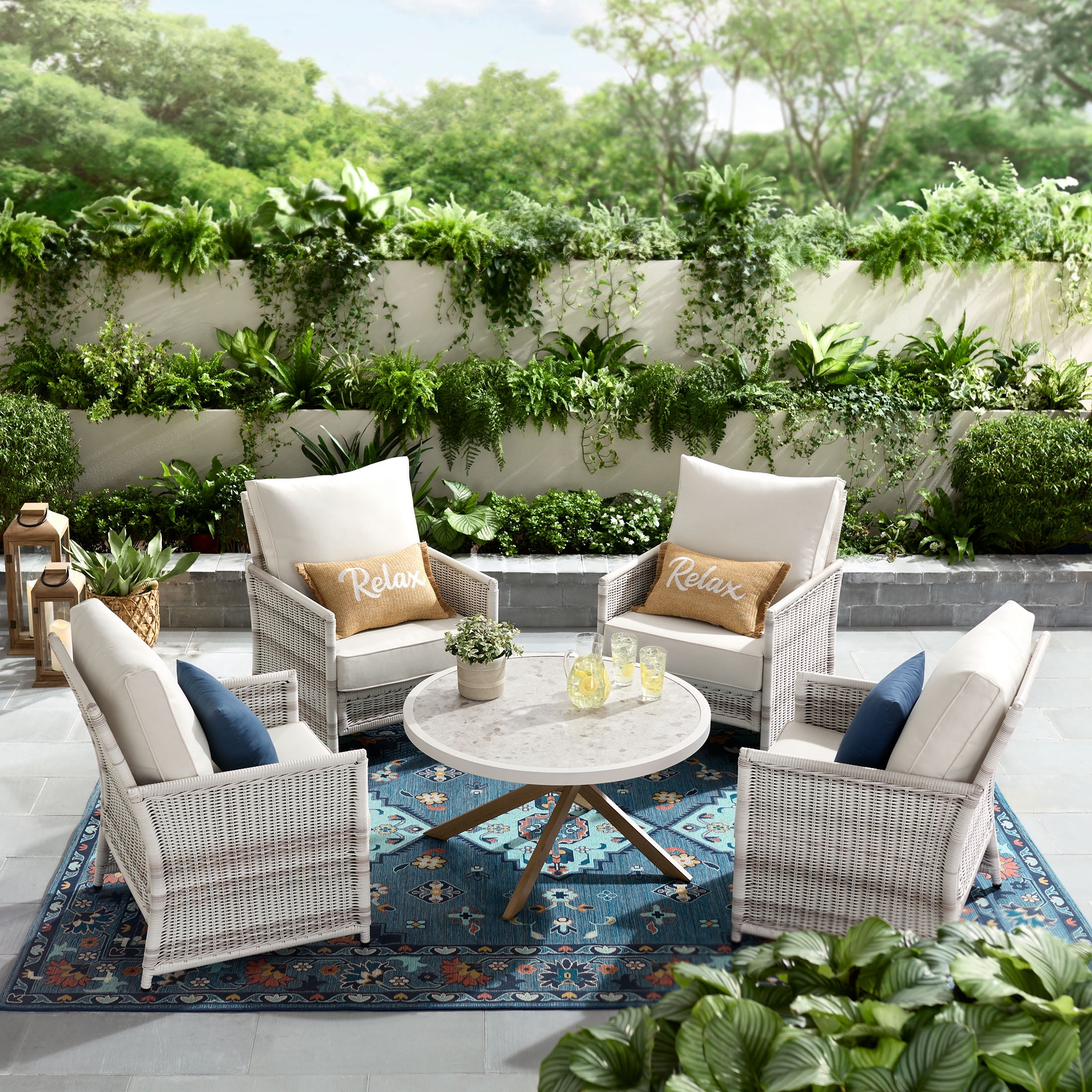 Better Homes Gardens Paige 5 Piece Outdoor Dining Set