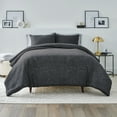 thumbnail image 1 of Better Homes & Gardens Paisley Matelasse 3-Piece Duvet Set, Grey, Full/Queen, 1 of 11