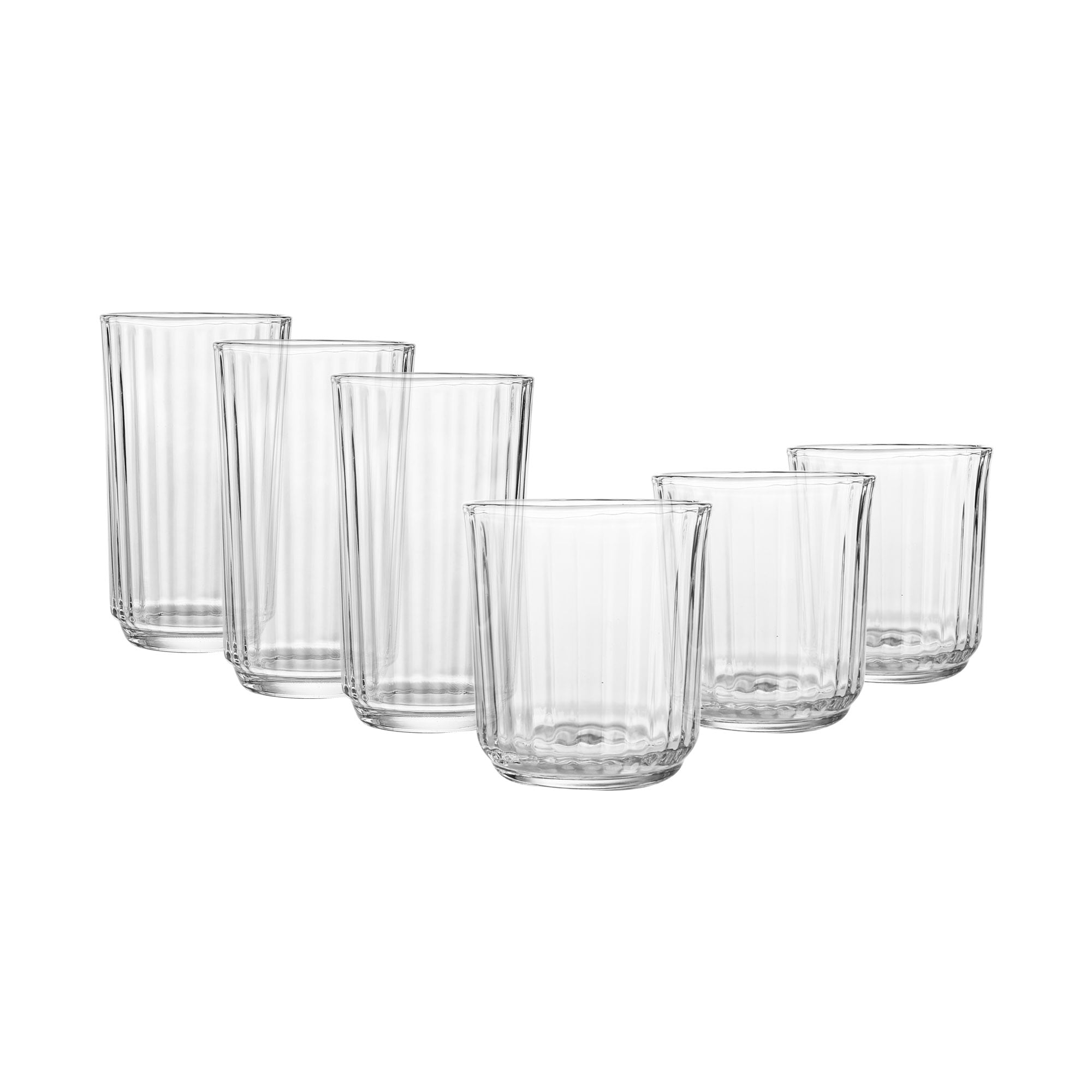 Better Homes & Gardens Panello 12pc Clear Drinkware Set