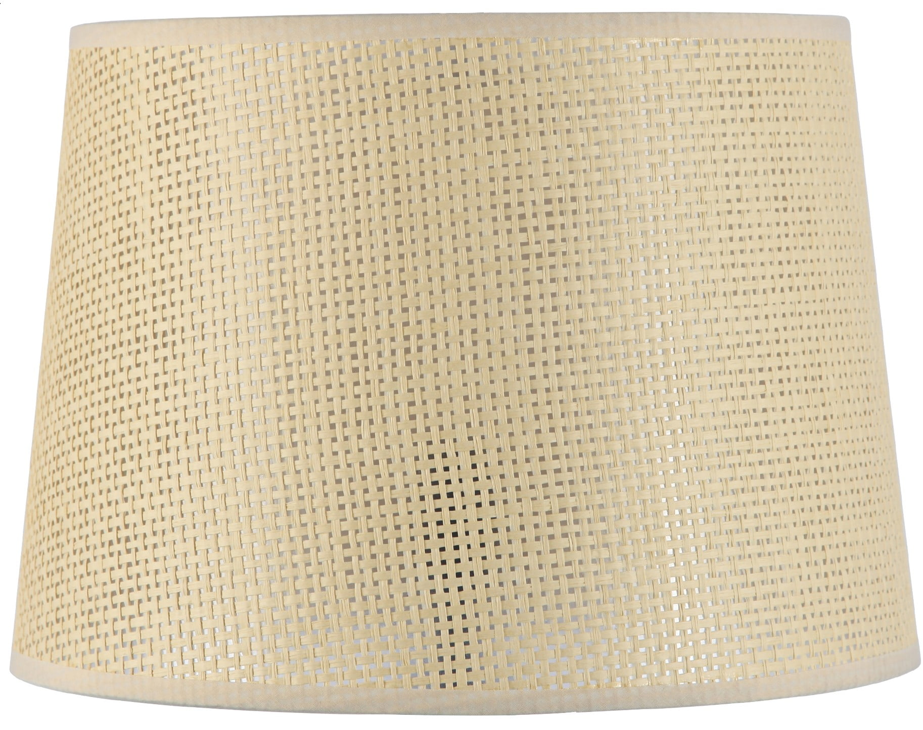 Better Homes & Gardens Paper Rattan Tapered Drum Lamp Shade, 12"D x14"W x10"H, Ideal for All Rooms