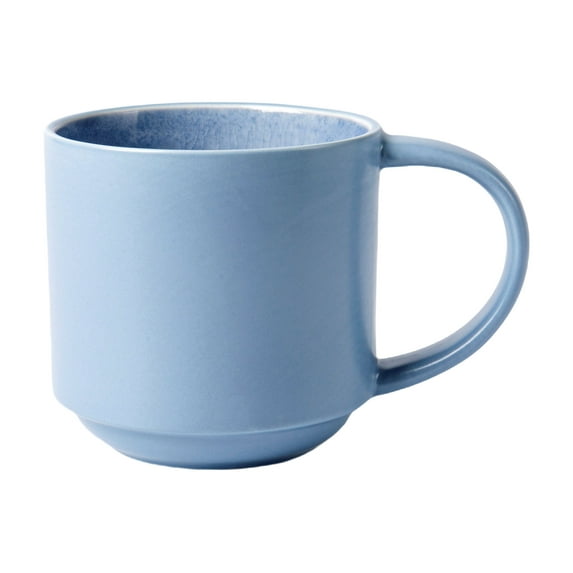 Better Homes & Gardens-Parker Blue Stackable Stoneware Coffee Mug, 12 oz