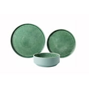 Better Homes & Gardens-Parker Green Stoneware 12-Piece Dinnerware Set