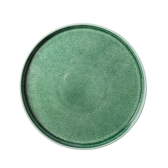 Better Homes & Gardens-Parker Green Stoneware Stackable Dinner Plate