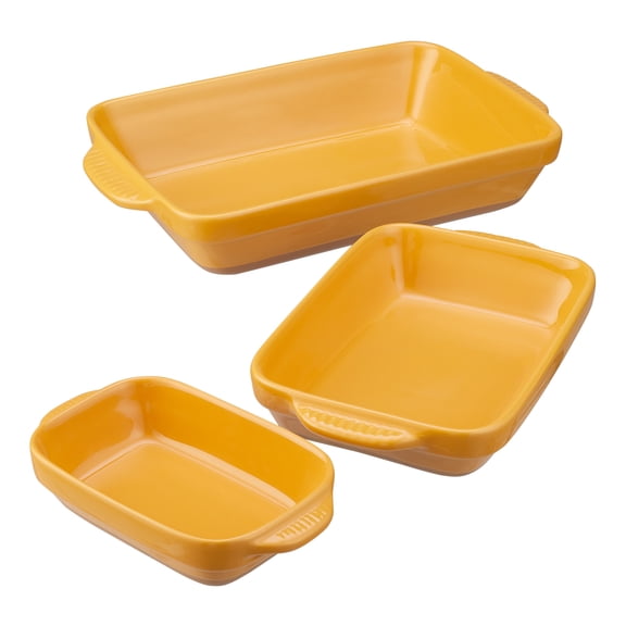 Better Homes & Gardens Parker Rectangular Baking Dish, Set of 3, Multiple Colors