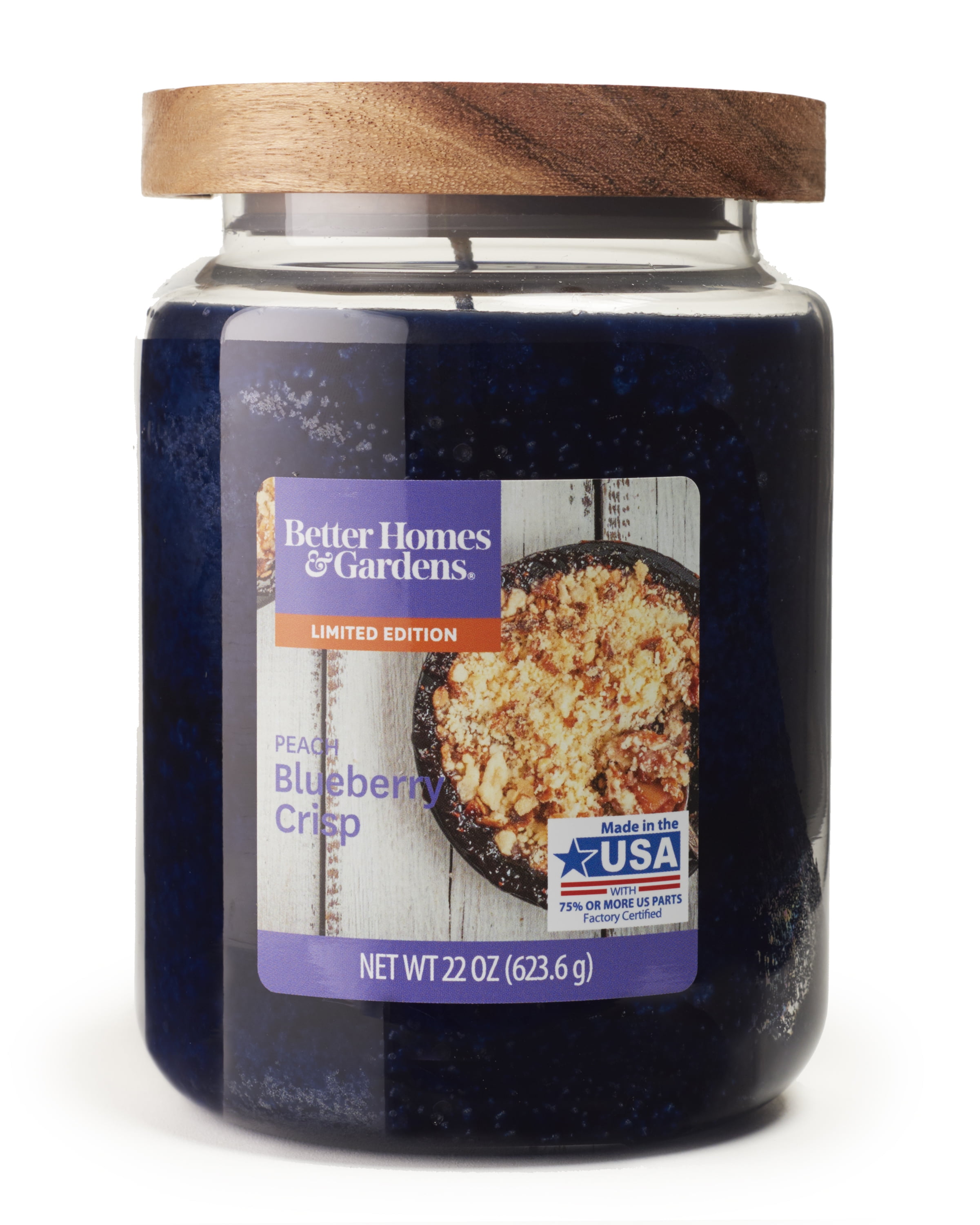 Blueberry - Medium Jar Candle - Hearth & Home Candle Company