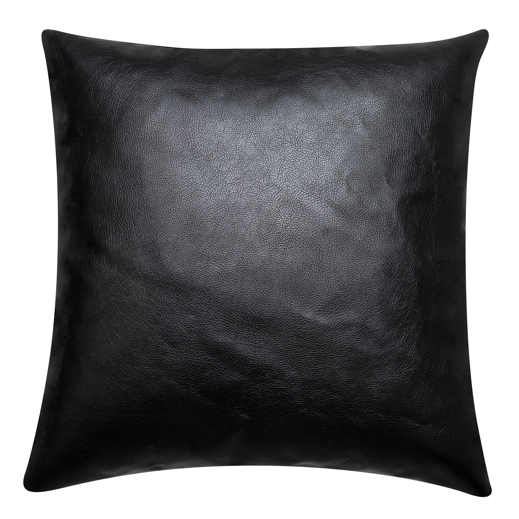 Better Homes & Gardens Pebble Faux Leather and Linen Blend Reversible, Decorative Throw Pillow, 20"x20"