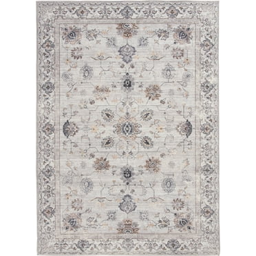 Better Homes & Gardens Persian Faux Fur Indoor Area Rug, Multi, 5'x7'