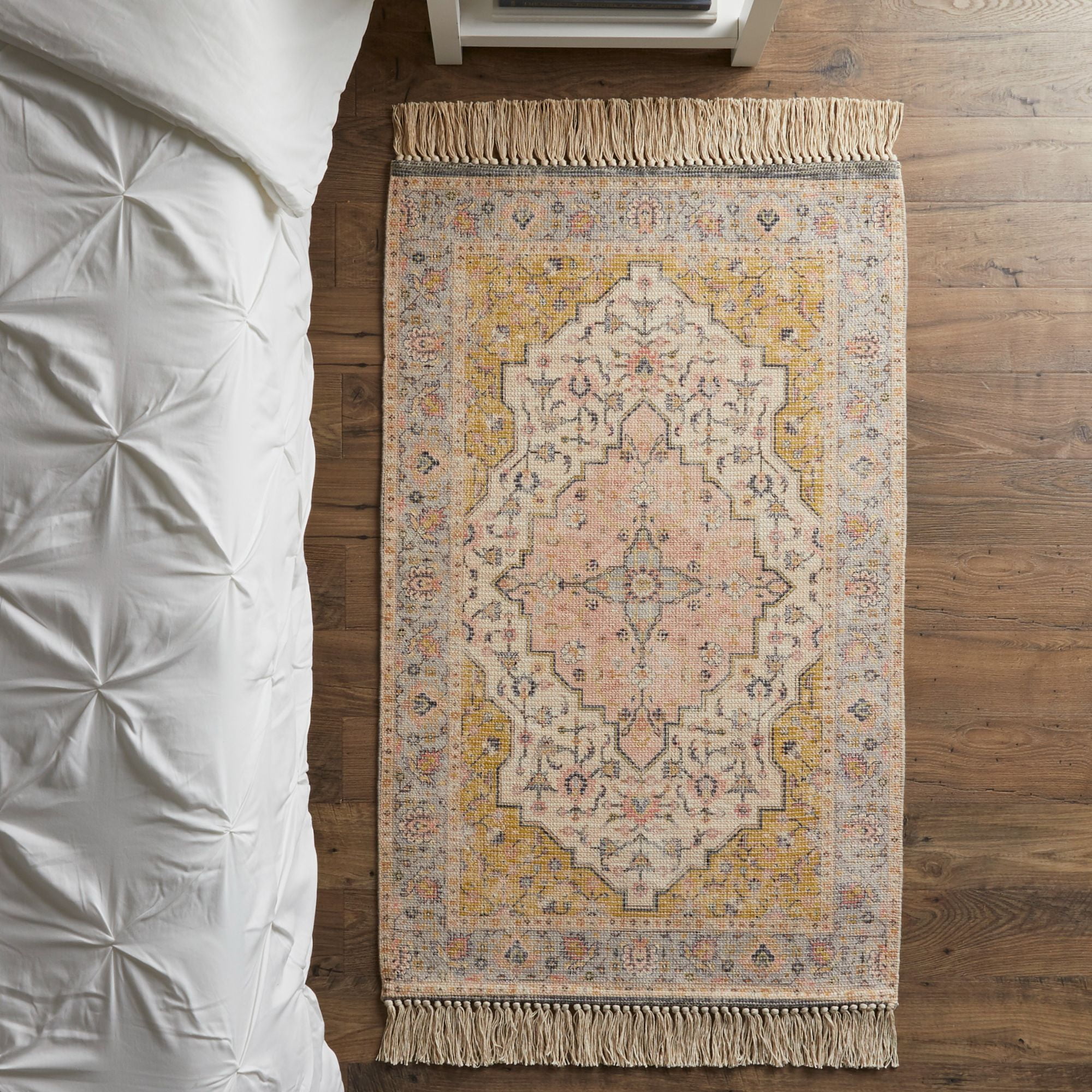 Better Homes & Gardens Persian Fringe Area Rug, Blush, 30"x46"