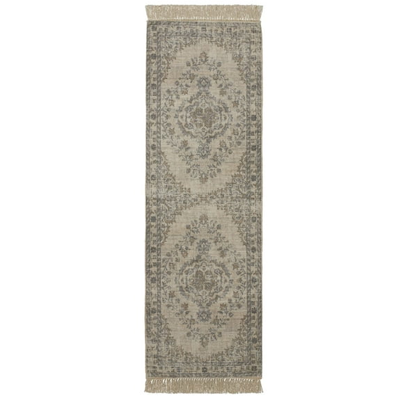 Better Homes & Gardens Persian Fringe Area Rug, Natural, 24"x84"