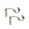 thumbnail image 1 of Better Homes & Gardens Plated Metal Adjustable Curtain Rod Brackets in Brushed Nickel, 3/4 to 1 Inch Diameter, 1 of 8