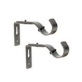 thumbnail image 1 of Better Homes & Gardens Plated Metal Adjustable Curtain Rod Brackets in Pewter Gray, 3/4 to 1 Inch Diameter, 1 of 8