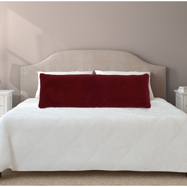 Better Homes & Gardens Plush Micro Sherpa Body Pillow Cover