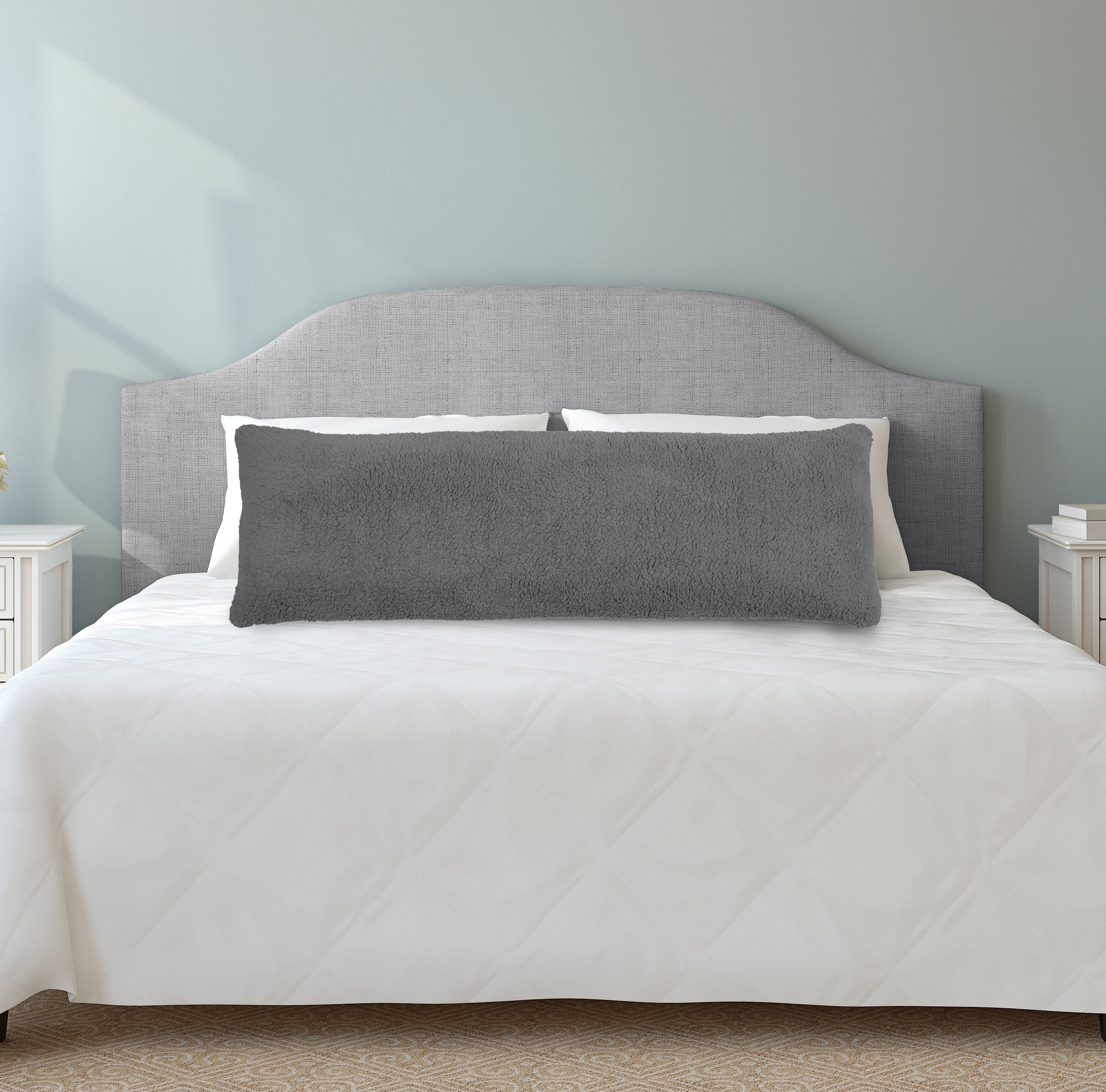 Better Homes & Gardens Plush Micro Sherpa Body Pillow Cover