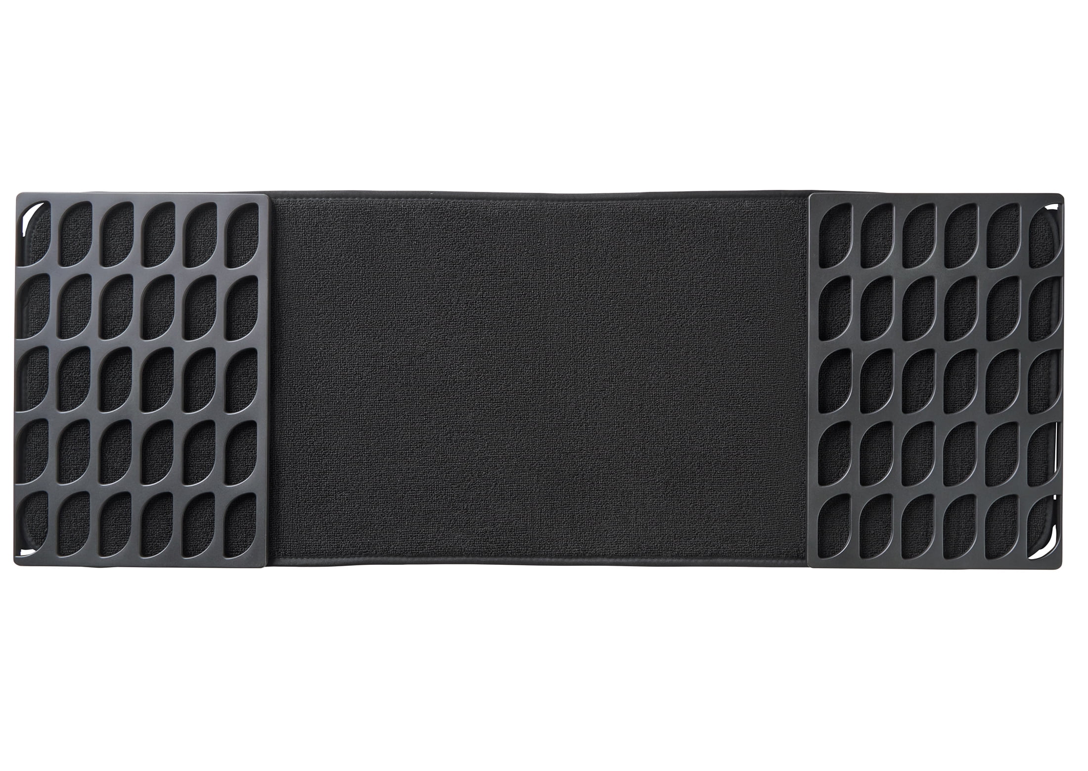 Better Homes & Gardens Polyester Entryway Shoe Mat, Drying Rack, Black